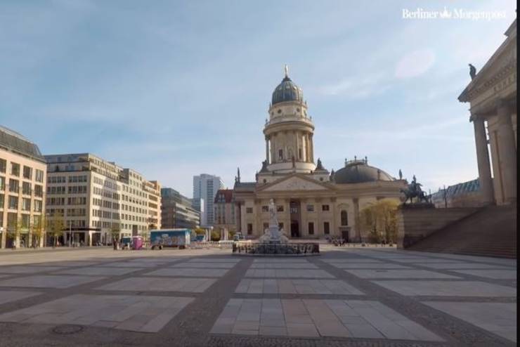 Hsvti vide Berlinbl: eltntek az emberek a nmet fvros utcirl