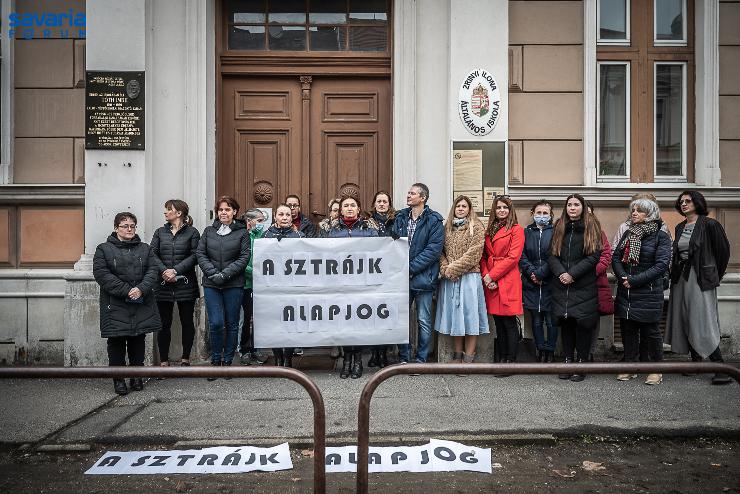 A sztrjk alapjog, tanr nlkl nincs jv: polgri engedetlensg Szombathelyen is