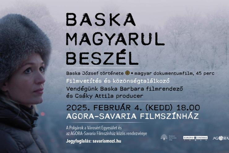 Baska magyarul beszl - filmvetts s kznsgtallkoz