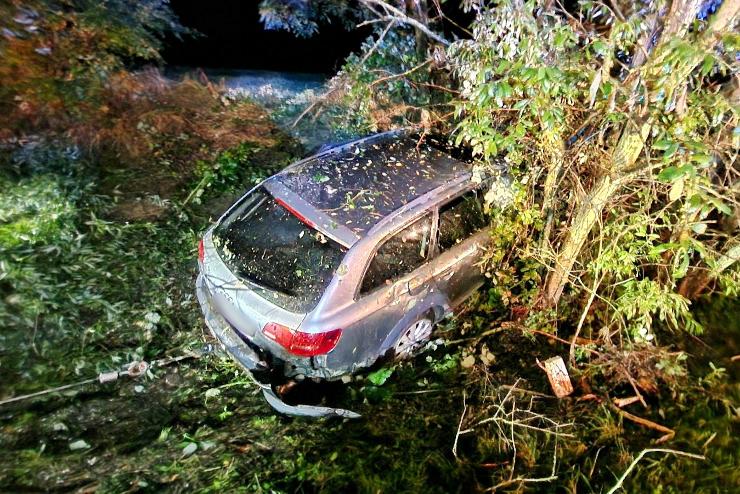 Fk kz csapdott egy Audi Hosszperesztegnl: a hrom gyerek srls nlkl megszta