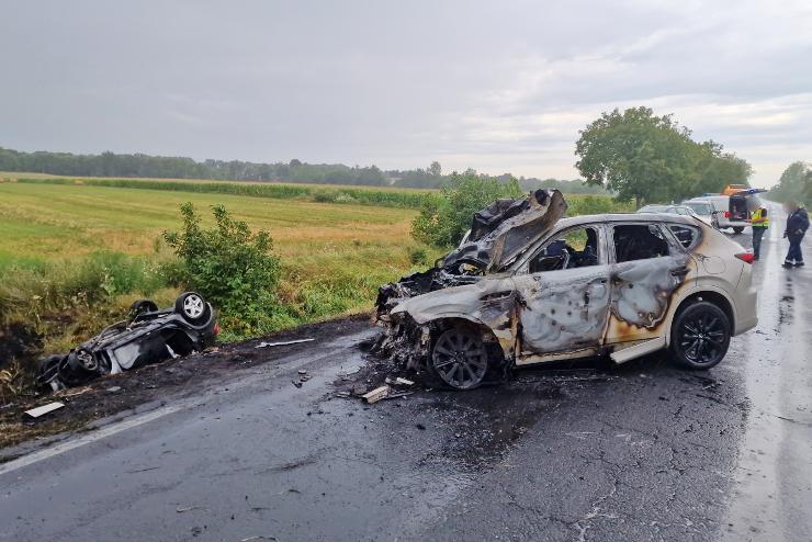 Hallos baleset Duka kzelben – Mazda s Dacia tkztt frontlisan 