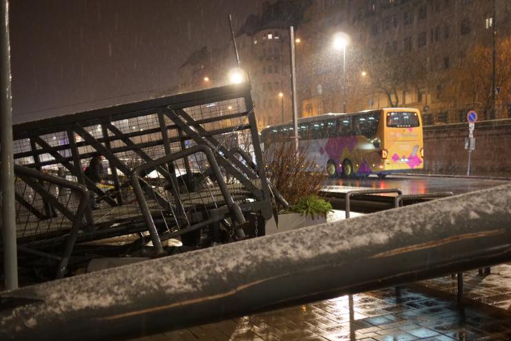 Hajbaleset trtnt a Margit-hdnl