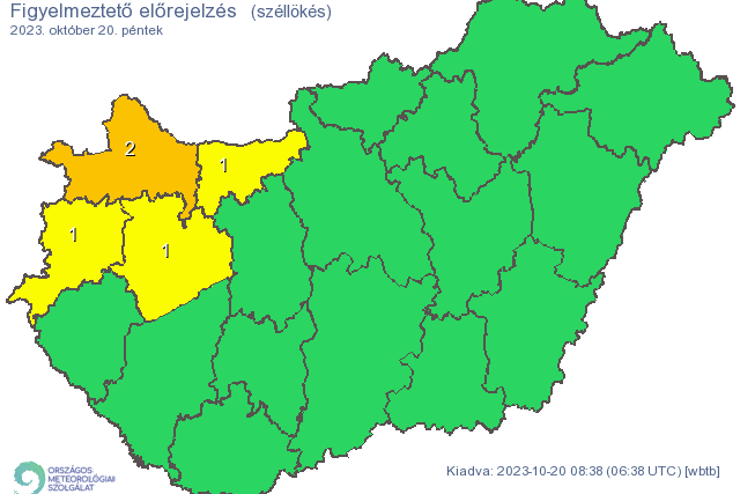 Msodfok riasztst adtak ki szllks veszlye miatt a soproni jrsra