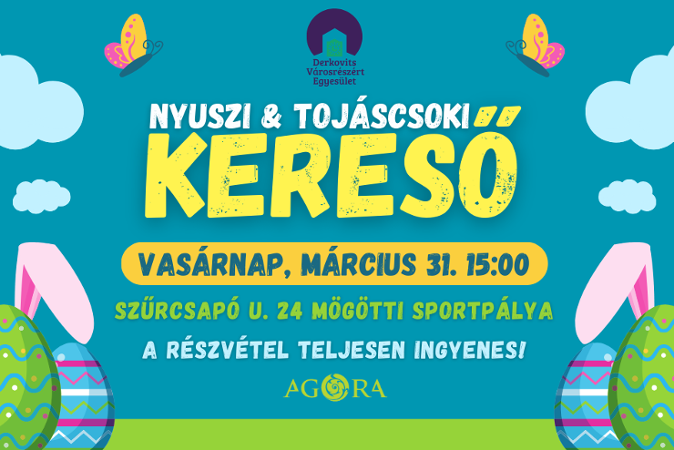 A Derkovitsra is megjn a nyuszi: csokitojs-kerest tartanak