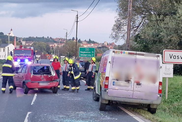 Hrom gyereket vittek krhzba egy vasvri baleset utn