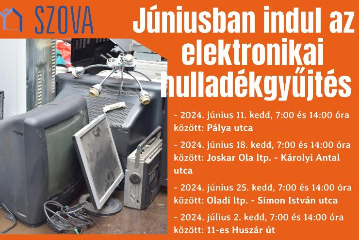 Elektronikai hulladkgyjts Szombathely 2024: helysznek, idpontok