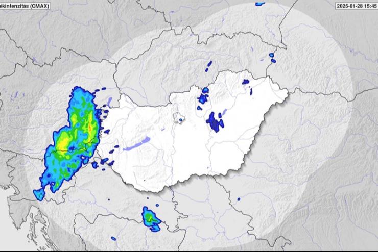 Megjtt az es Szombathelyre is, akr zivatar is elfordulhat